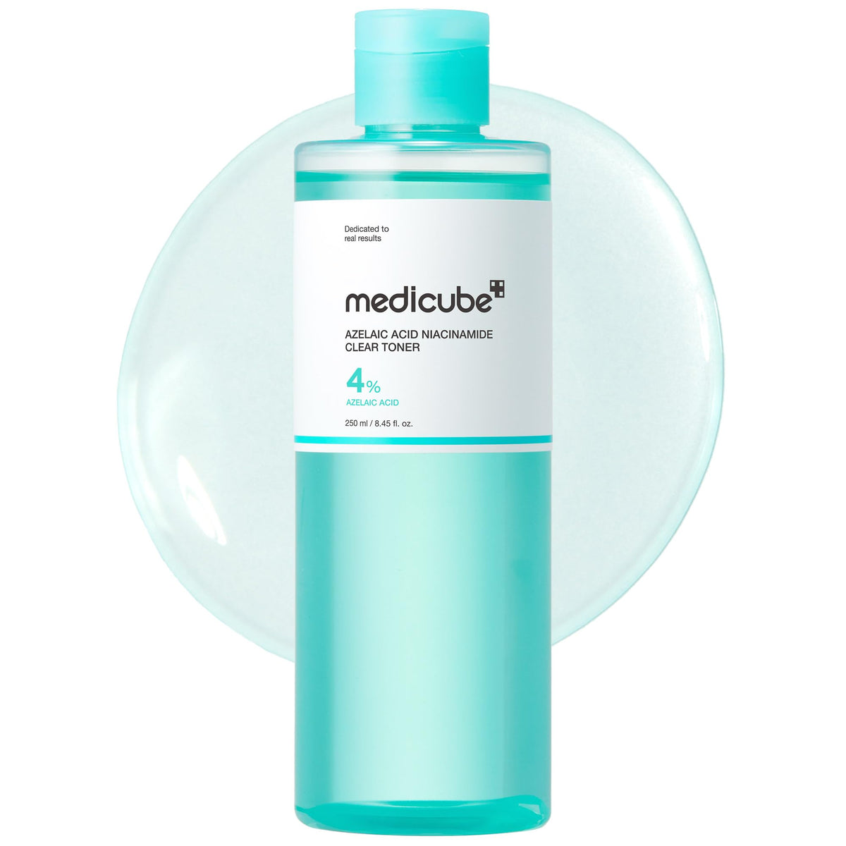 Medicube Azelaic Acid Niacinamide Toner bottle close-up showing calming formula
