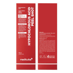 Medicube Body Peel Shot bottle size 9.46 oz on shelf