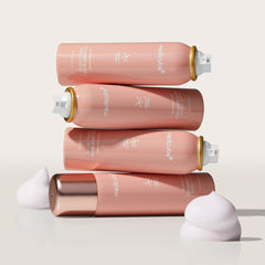 Medicube Collagen Glow Bubble Serum foamy mousse texture on hand ready to apply
