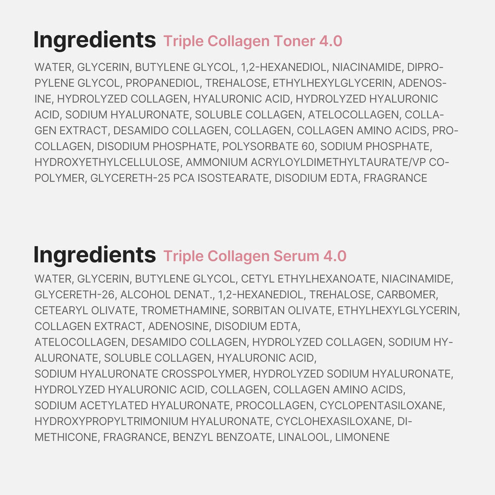 Medicube Glass Skin Collagen Trial Kit four-step routine lineup demonstrates compact daily glow.