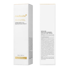 medicube Jelly Mist Serum after-spray glow with dewy finish.