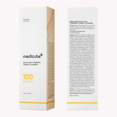 Medicube Kojic Turmeric Morning routine image suggests gentle brightening potential