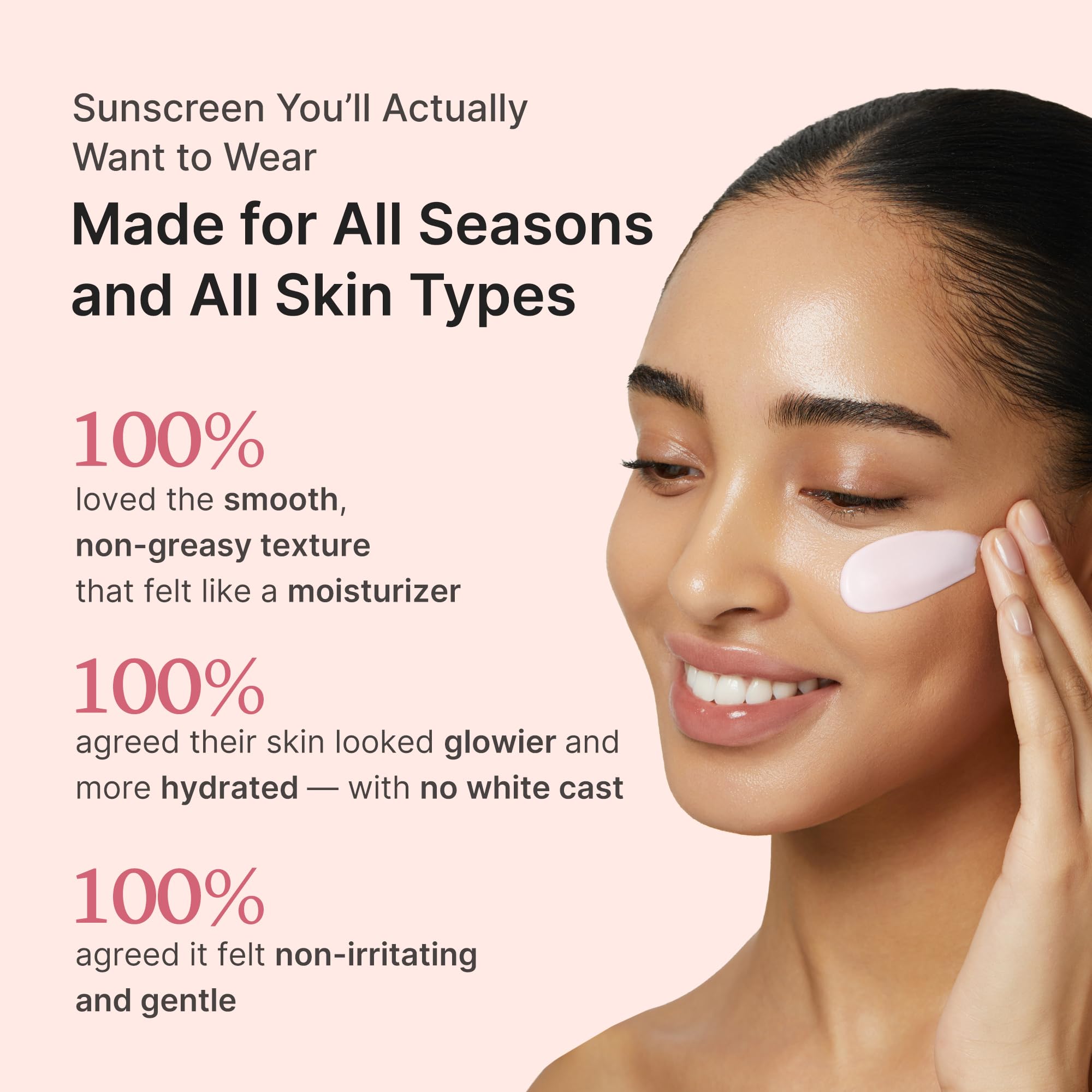 Medicube No Cast Just Glow ingredients highlight collagen peptides for skin support.