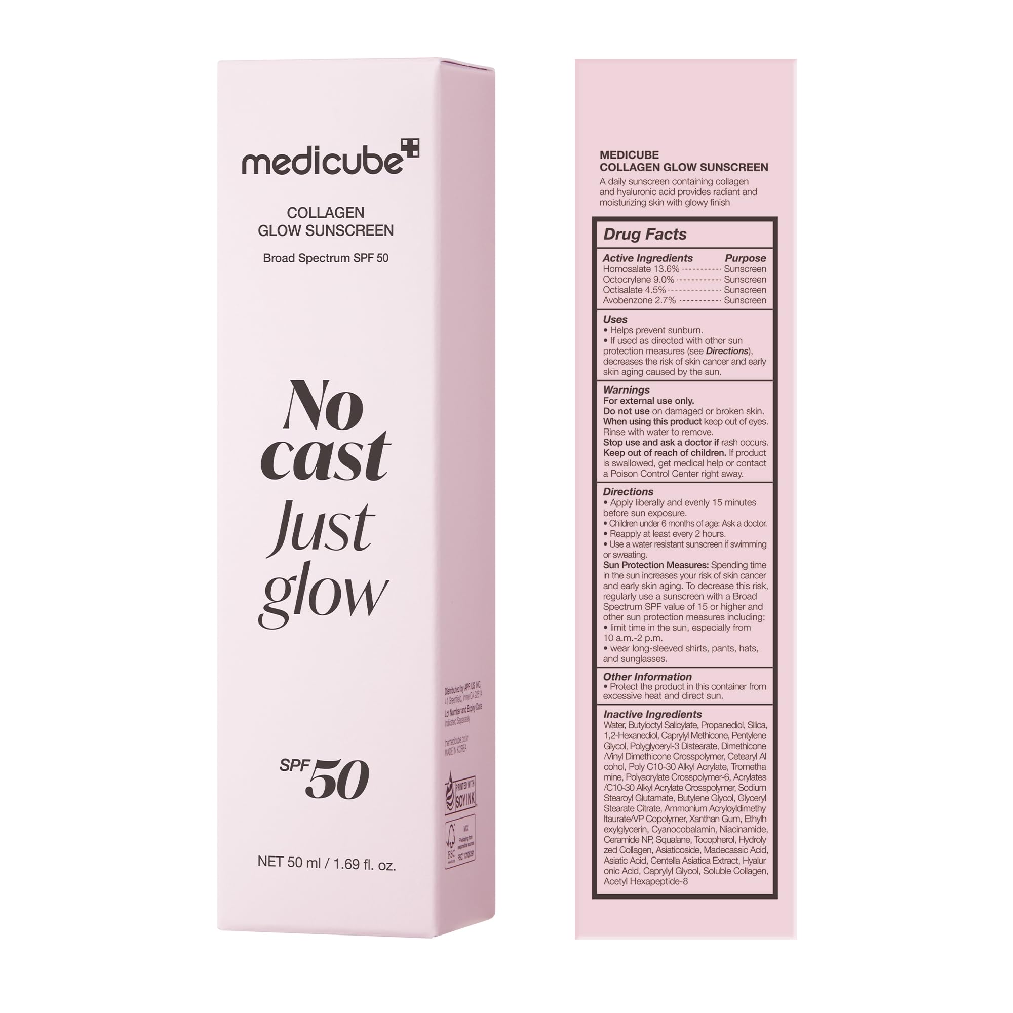 Medicube No Cast Just Glow makeup base ready for seamless foundation application.