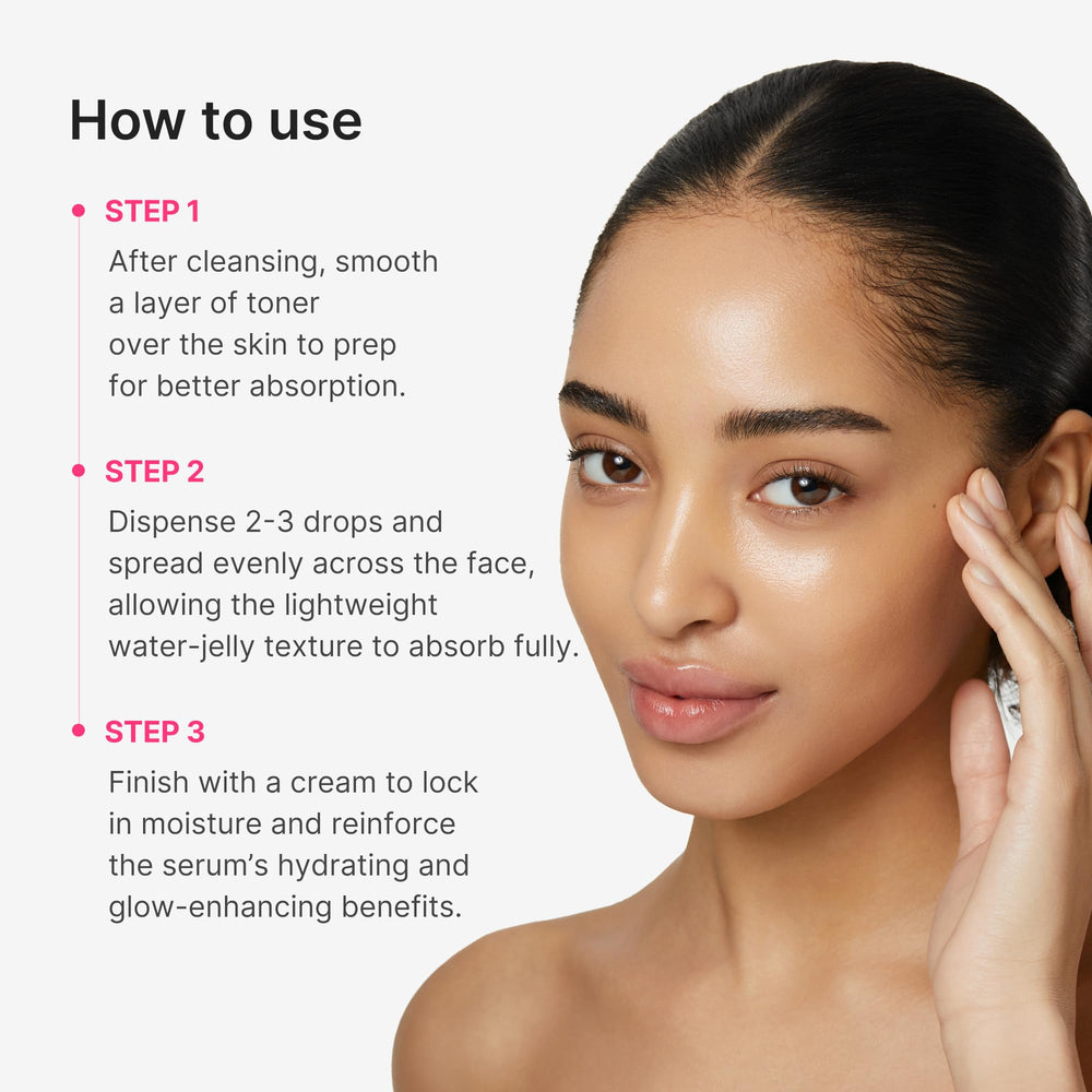 Medicube PDRN Pink Serum with 5% niacinamide supports balanced tone