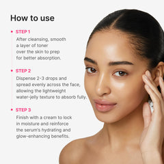 Medicube PDRN Pink Serum with 5% niacinamide supports balanced tone