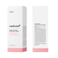 Packaging close-up of Medicube PDRN Pink Collagen Glow Jelly Serum