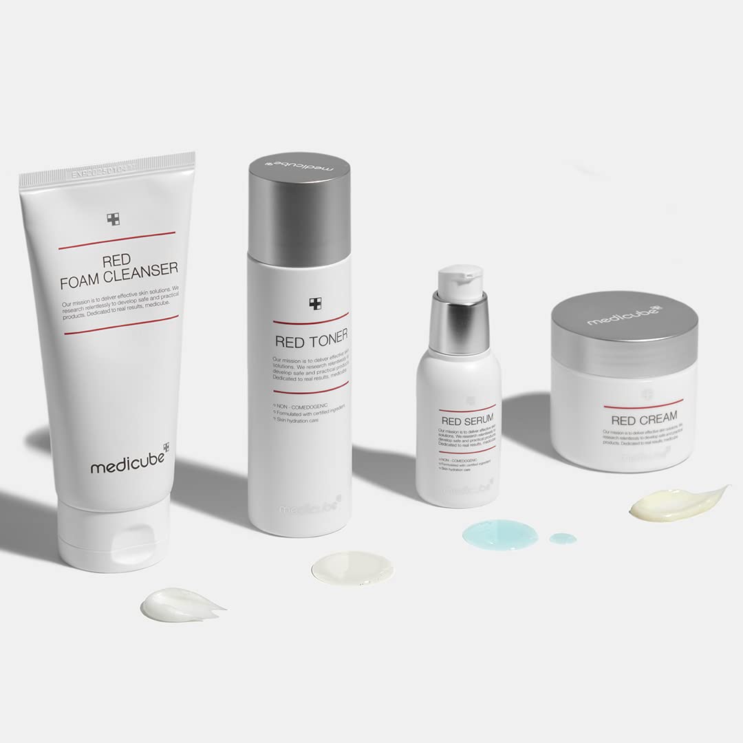 Medicube Red Toner 2.0 packaging box for premium skincare.