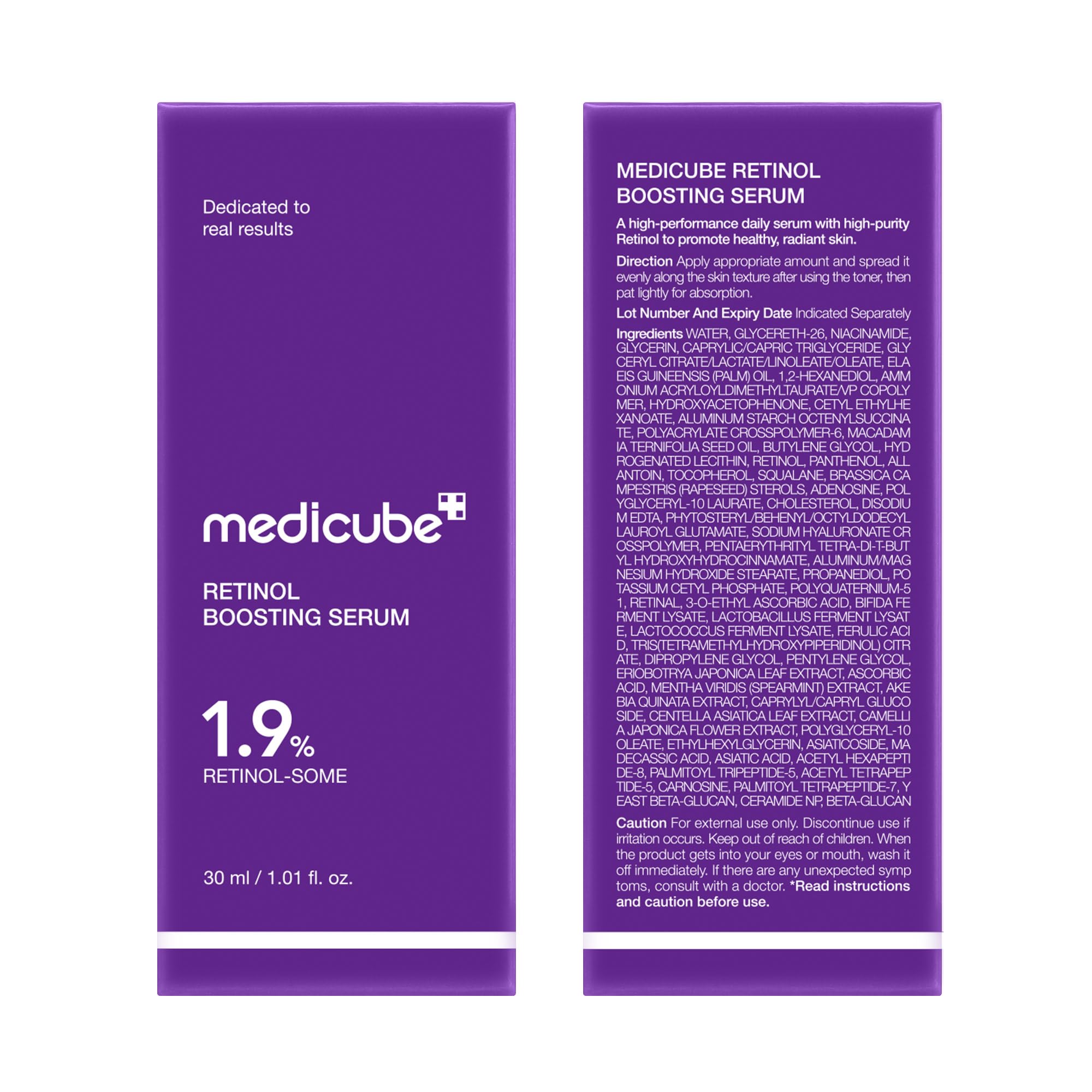 Medicube Retinol Boosting Serum morning routine reminder to wear sunscreen