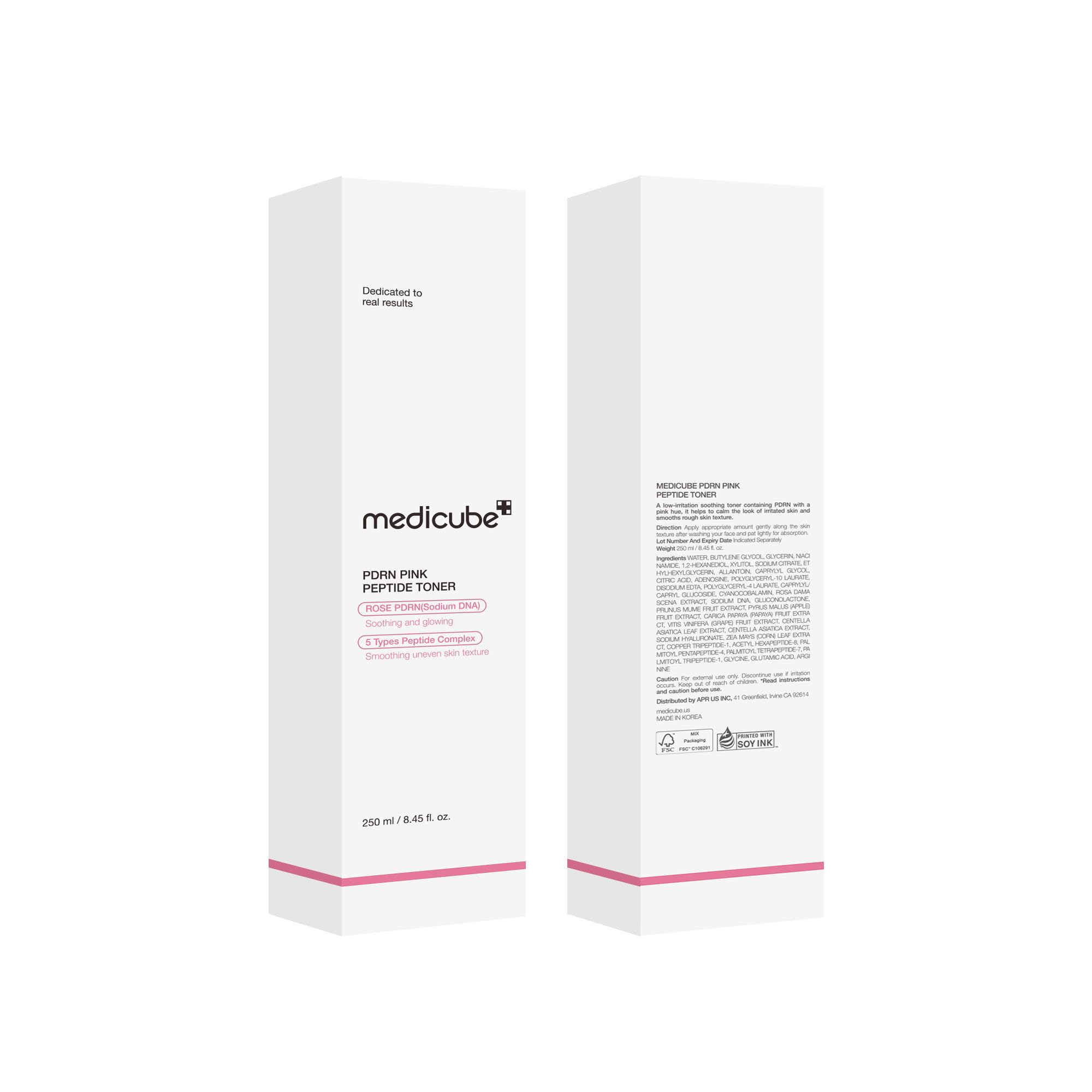 Medicube Rose PDRN Toner nonsticky texture suited for sensitive or oily skin.