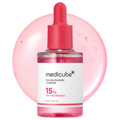 Medicube TXA+Niacinamide Glow Serum bottle showcases premium formula for radiant skin