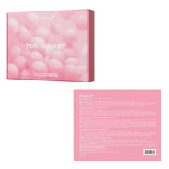 Medicube woman applying sheet mask for a pampering routine.