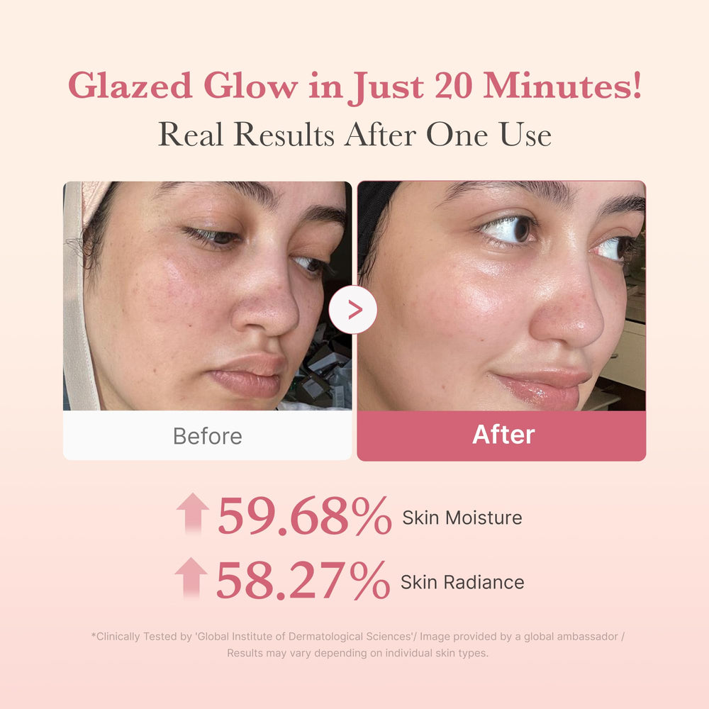 Medicube Wrapping Mask 130Da collagen close-up shows absorption