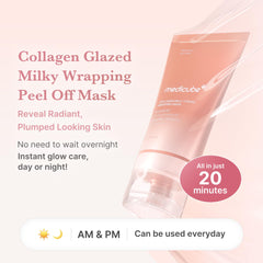 Medicube Wrapping Mask application on face for quick plump look