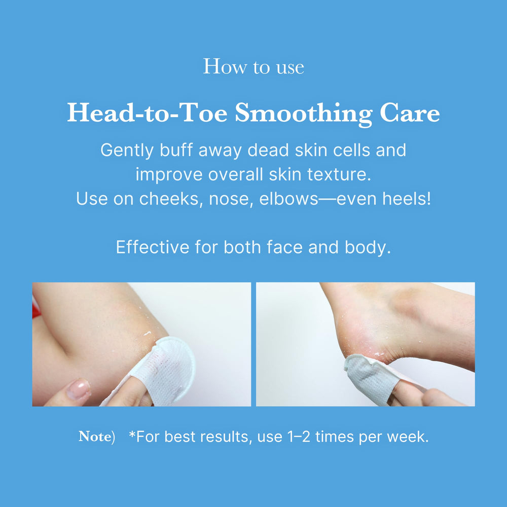 Medicube Zero Pore Peel Pads texture demo highlighting rice extract and AHA exfoliation