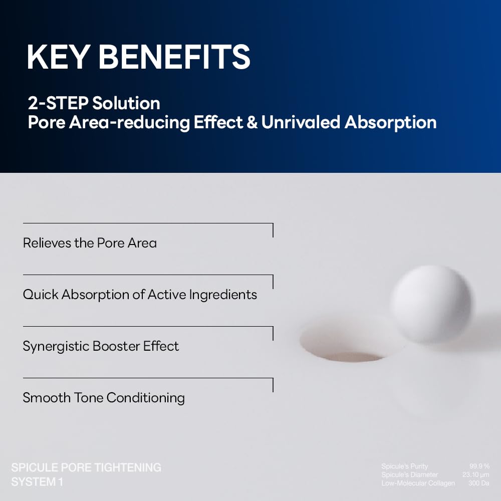 Mediheal 2-step pore care set layout with ampoule and mask.