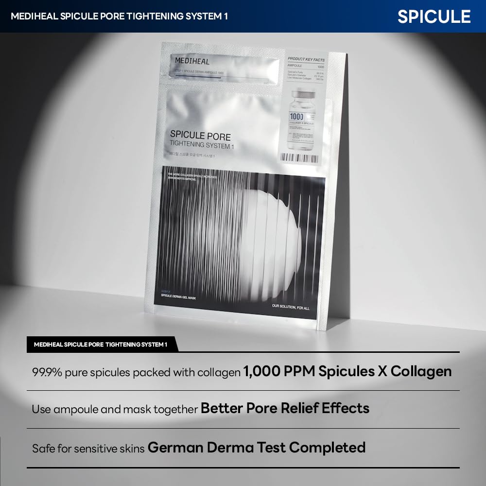 Mediheal Derma Test certified non-irritating formula badge.