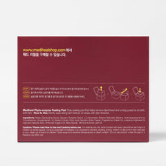 Pore appearance support with gentle exfoliation and papaya enzymes using Mediheal Pad.