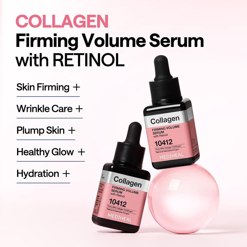 Mediheal serum application dots shows even distribution for smooth base.