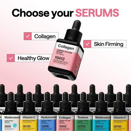 Mediheal serum texture close-up hints at lightweight absorption.