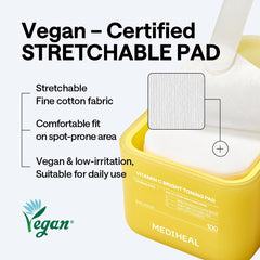 Mediheal texture closeup reveals lightweight, absorbent sheets.