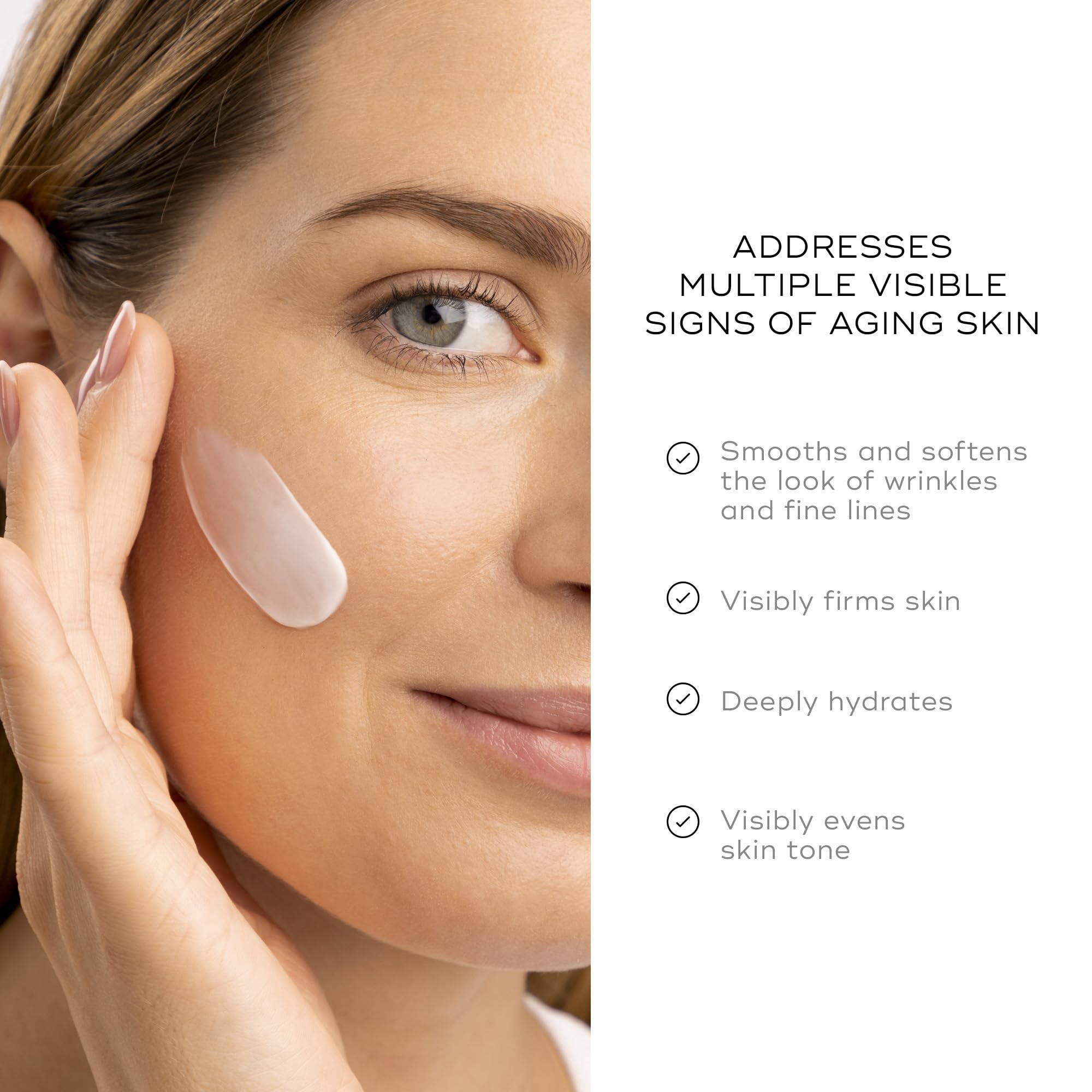 Medik8 Advanced Night Ceramide spread on skin demonstrates a silky finish and even application.