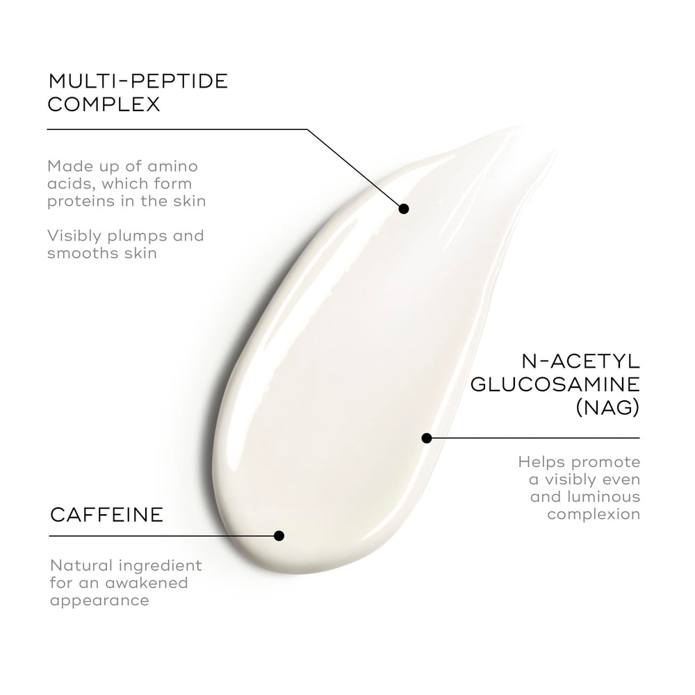 Texture swirl of Medik8 Advanced Night Eye Cream showing rich moisturizing formula