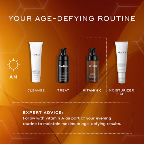 Medik8 C-Tetra Advanced product shot conveys everyday skincare ritual focus.