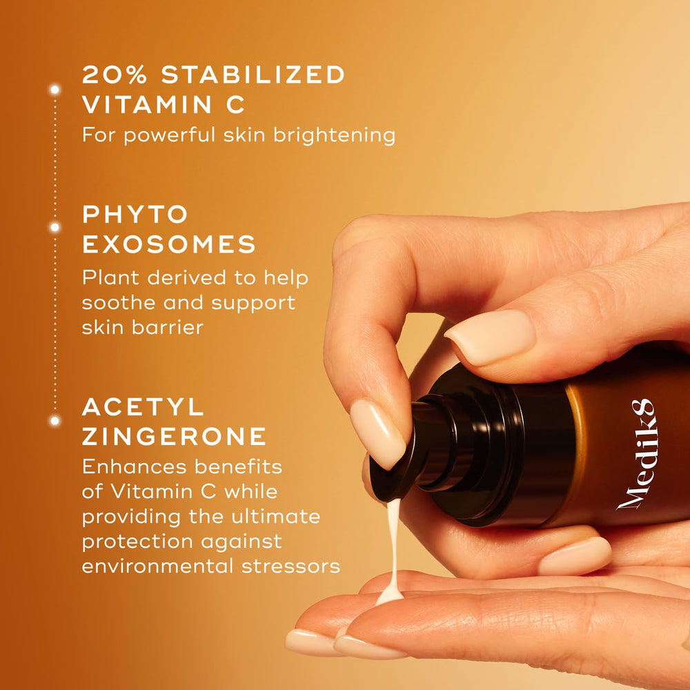 Medik8 C-Tetra Advanced phyto exosomes illustration communicates modern skin-support tech.