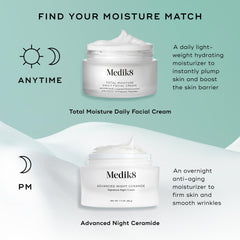 Medik8 Total Moisture packaging design highlights clean, cruelty-free skincare.