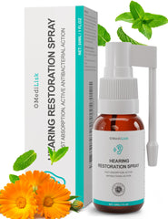 MediLisk Hearing Restoration Spray bottle for gentle ear care.