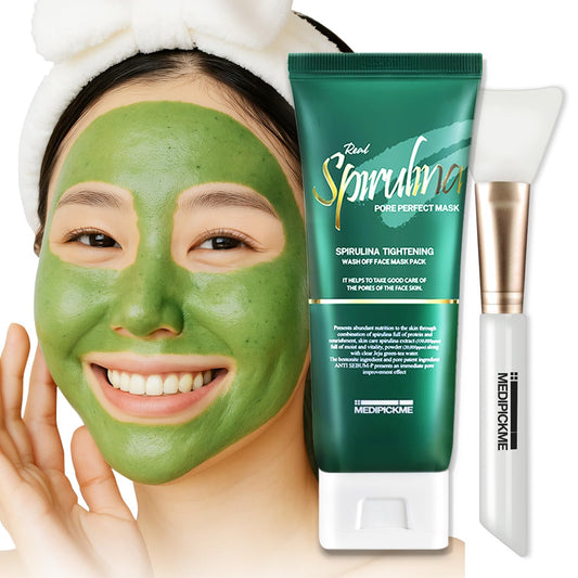 MEDIPICKME Korean Bentonite Clay Mask pore cleansing close up for oil control
