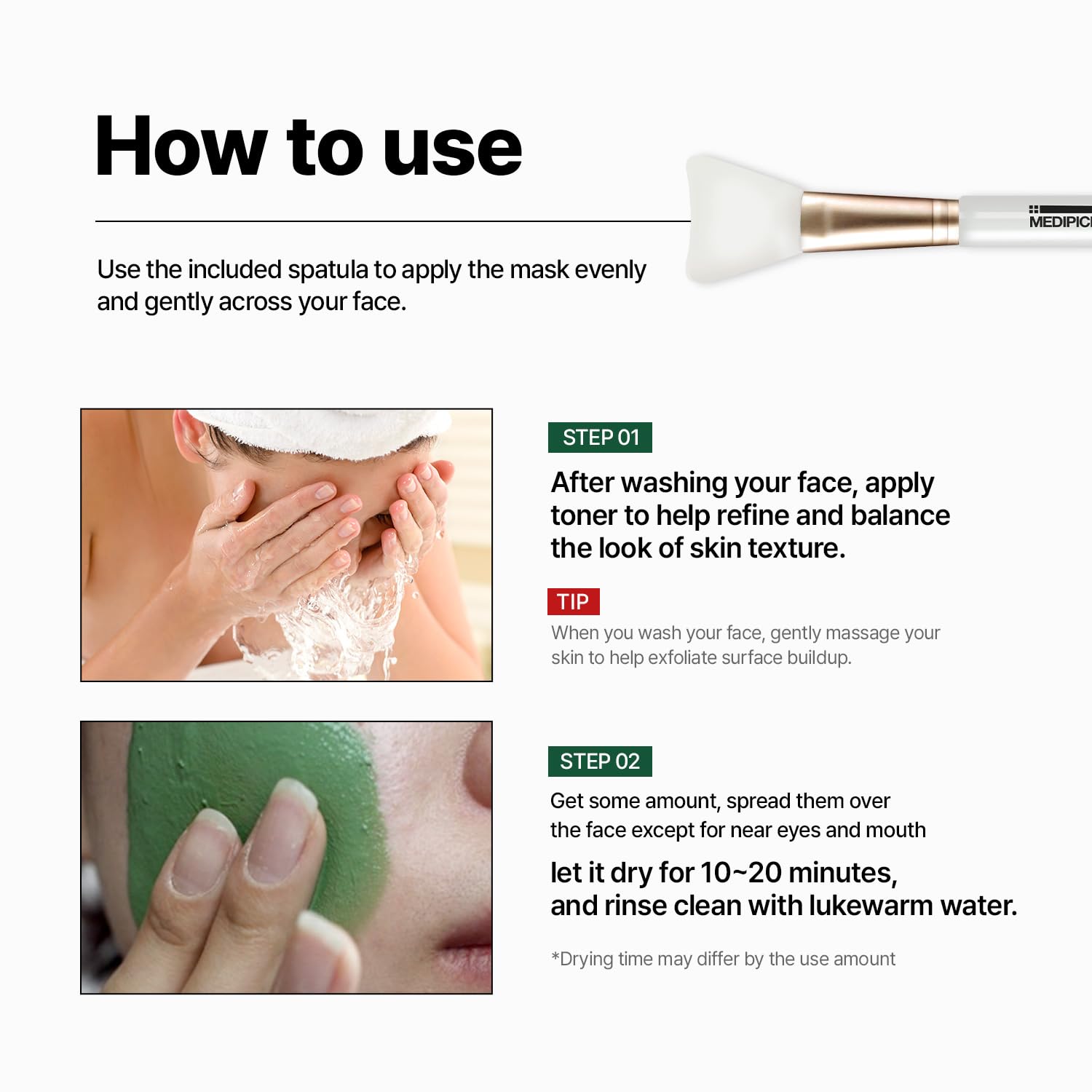 MEDIPICKME weekly spa vibe with clay mask ritual