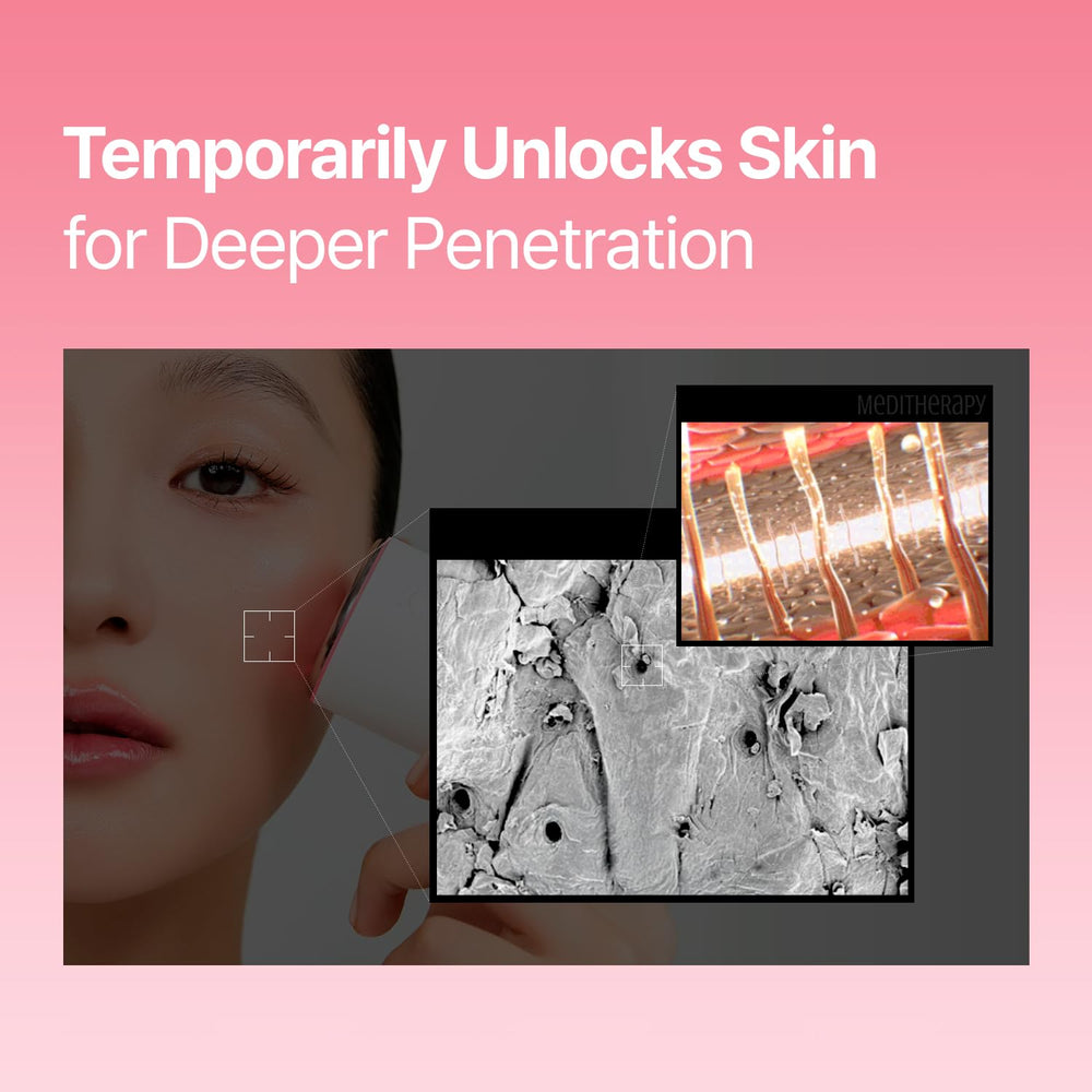 MEDITHERAPY Arbutin Skin Booster Serum gel texture on clean skin for hydration