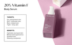 Medix 5.5 Vitamin F booster after application reveals hydrated glow.
