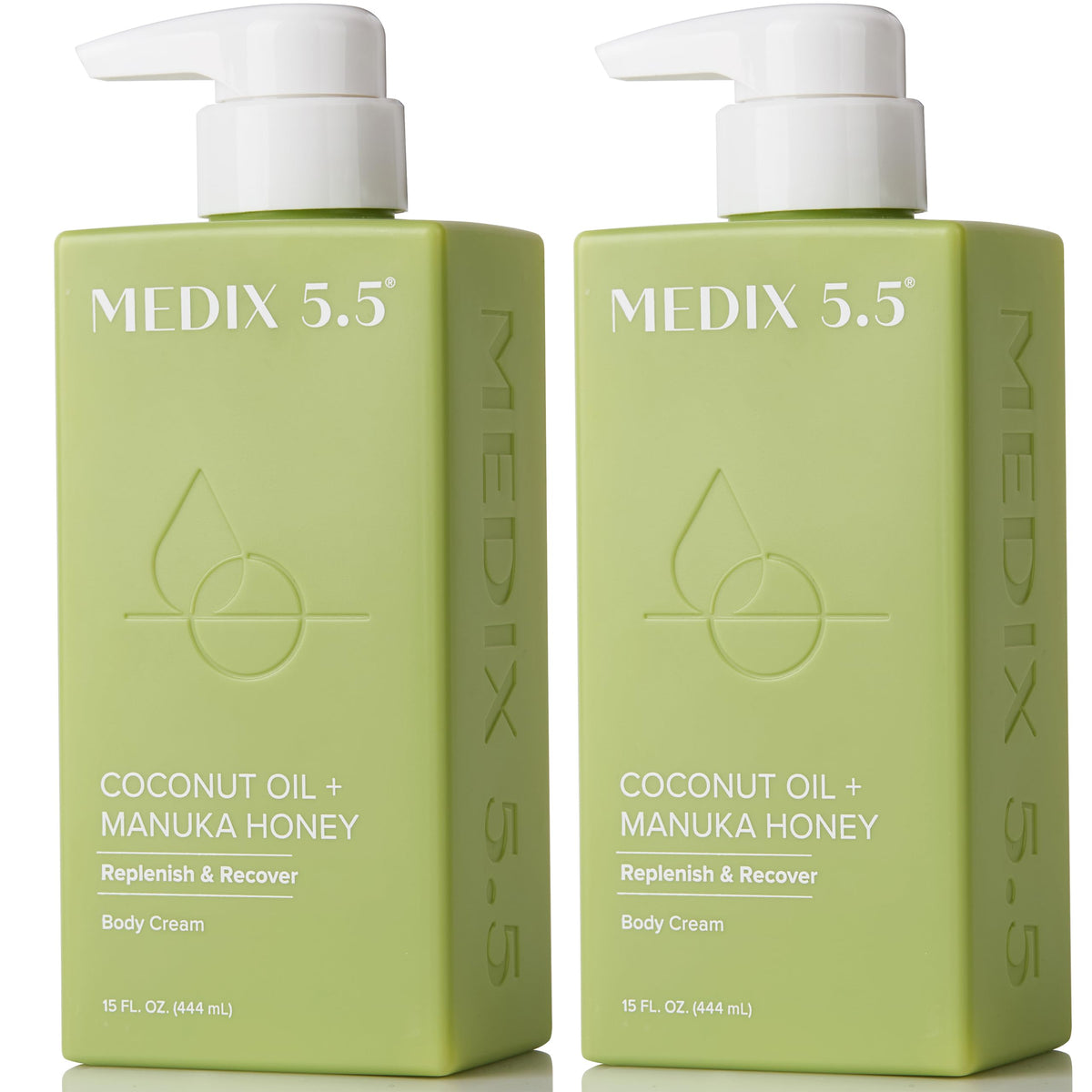 Medix 5.5 coconut oil honey body cream pack hydrates dry skin