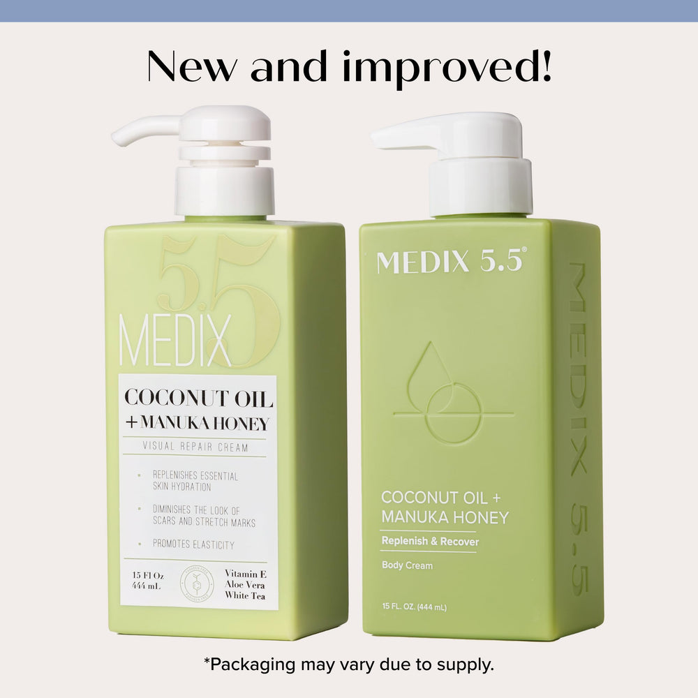 Medix 5.5 packaging close-up with pump bottle design