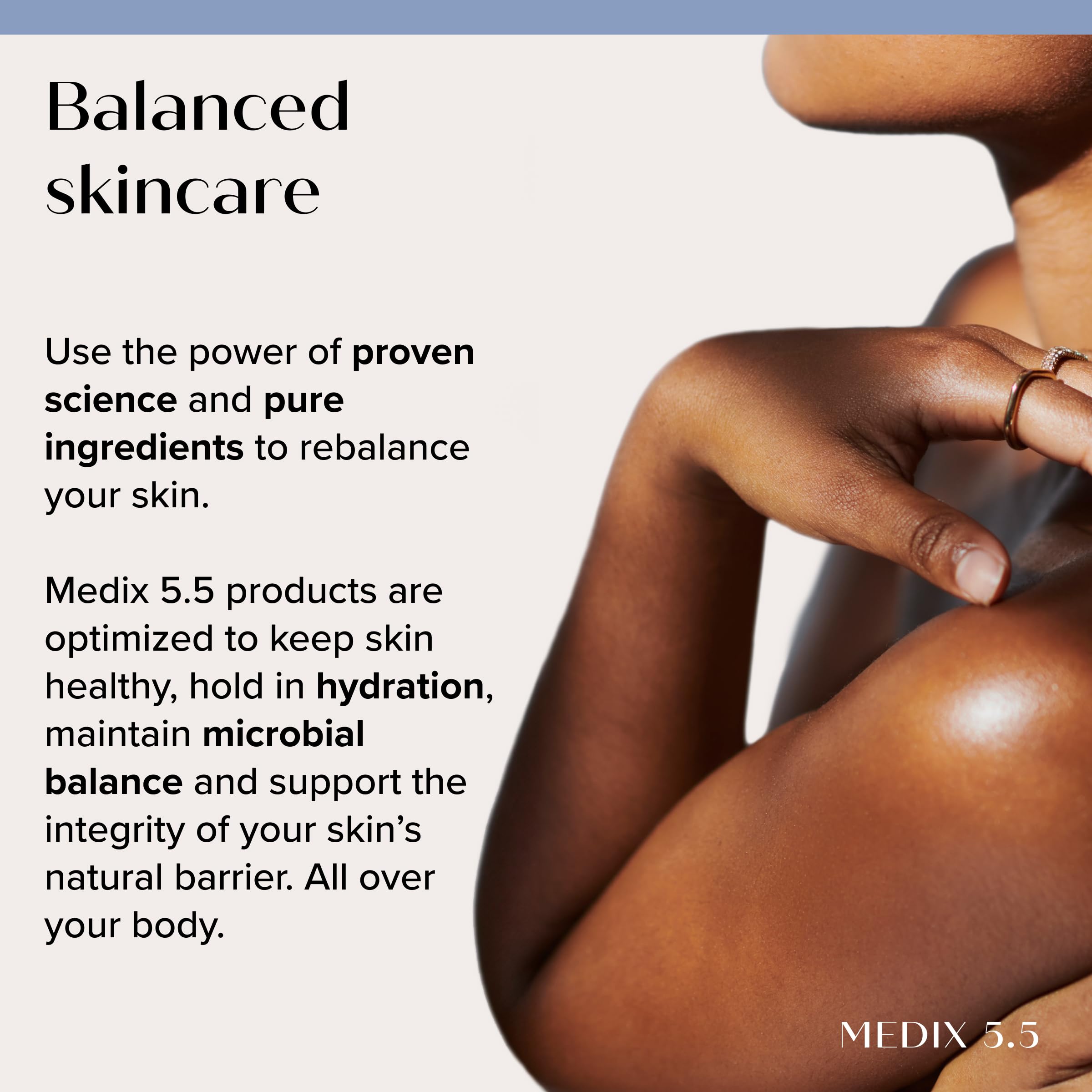 Medix 5.5 skin-smoothing effect on dry areas
