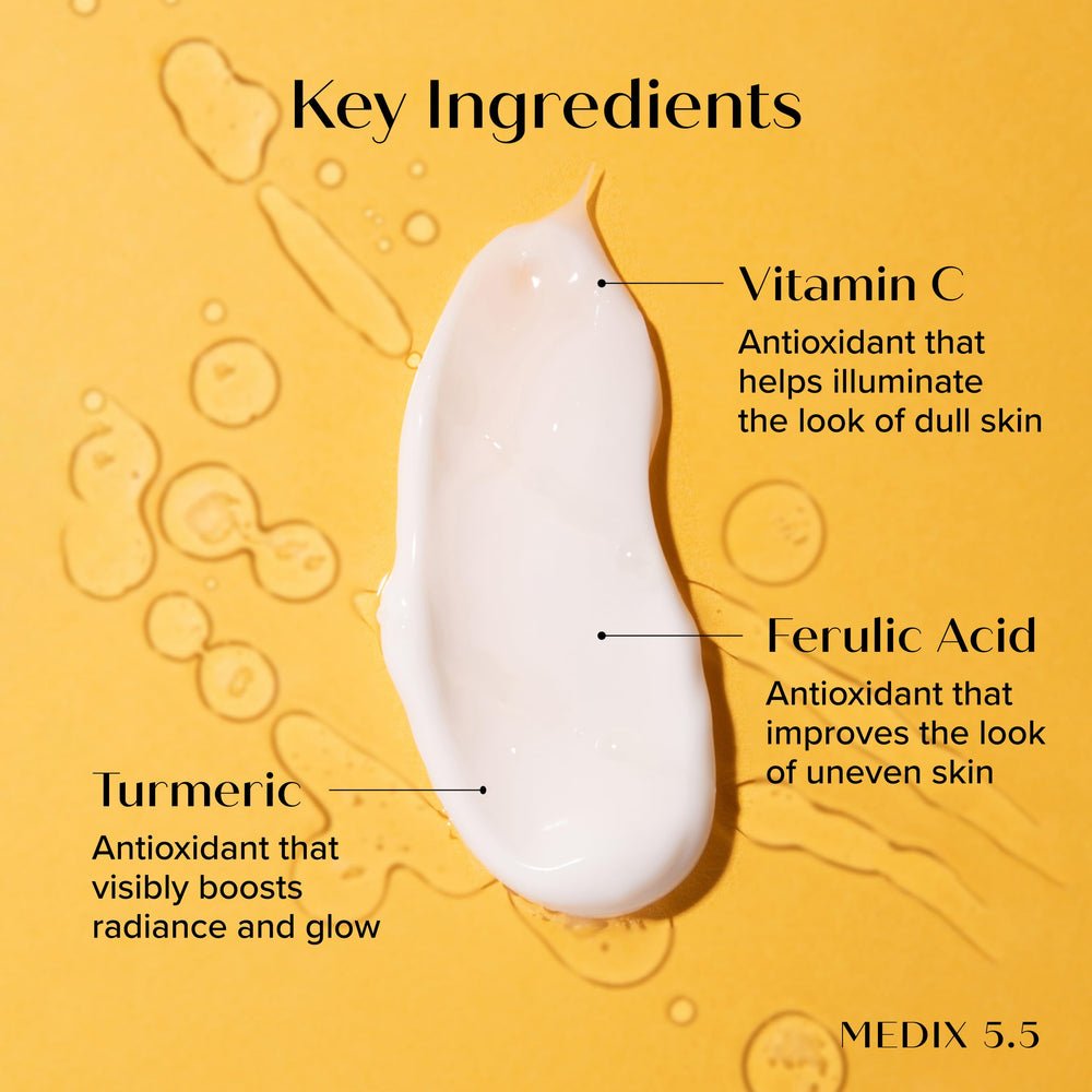 Medix 5.5 cream tube in hand during daily skincare ritual.