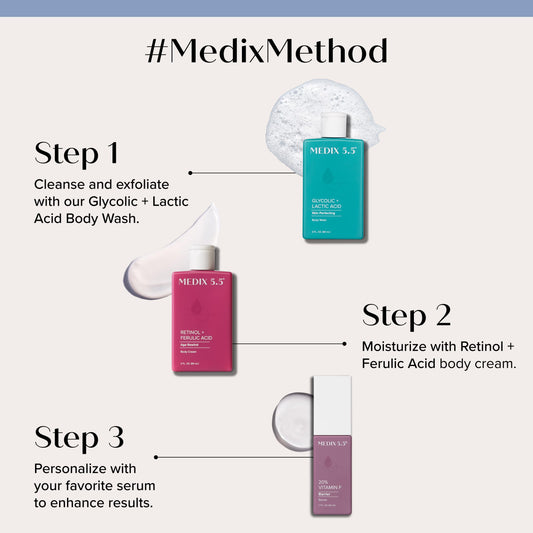 Medix 5.5 exfoliating wash foam close-up showing rich texture.