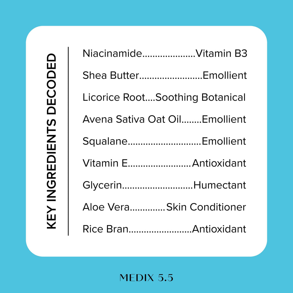 Medix 5.5 fragrance-free label indicating fragrance-free formula