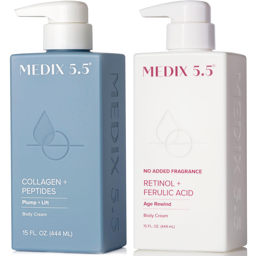 Medix 5.5 fragrance-free retinol face cream for firmer, smoother skin.
