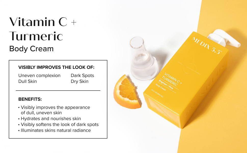 Illustration of radiant skin inspired by Medix 5.5 Vitamin C cream.
