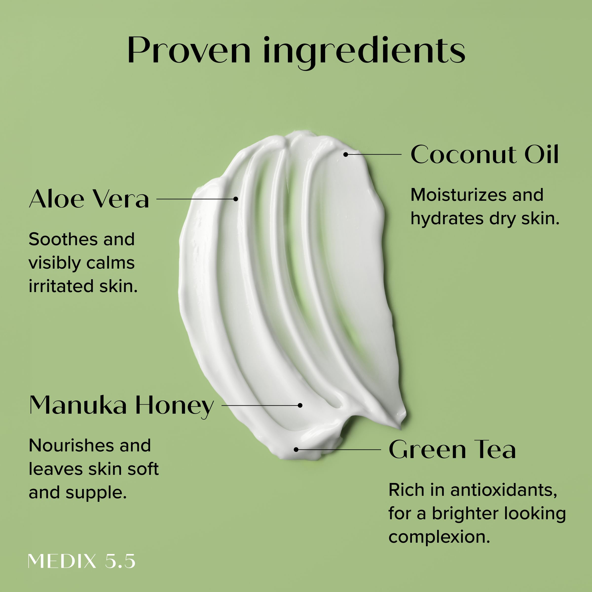 Medix 5.5 Shea Butter creates a protective moisture barrier.