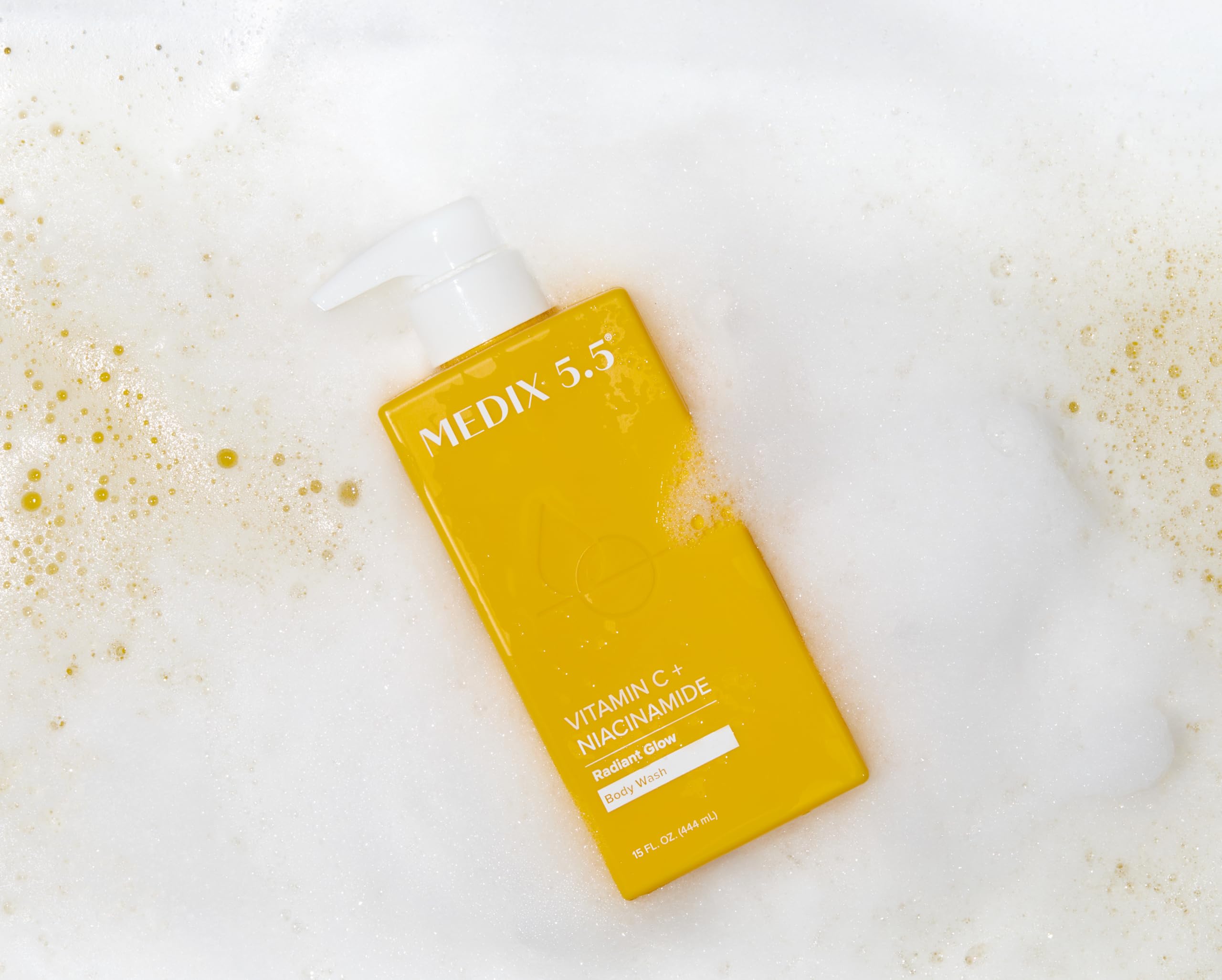 Medix 5.5 texture improvement closeup after washing dry skin.