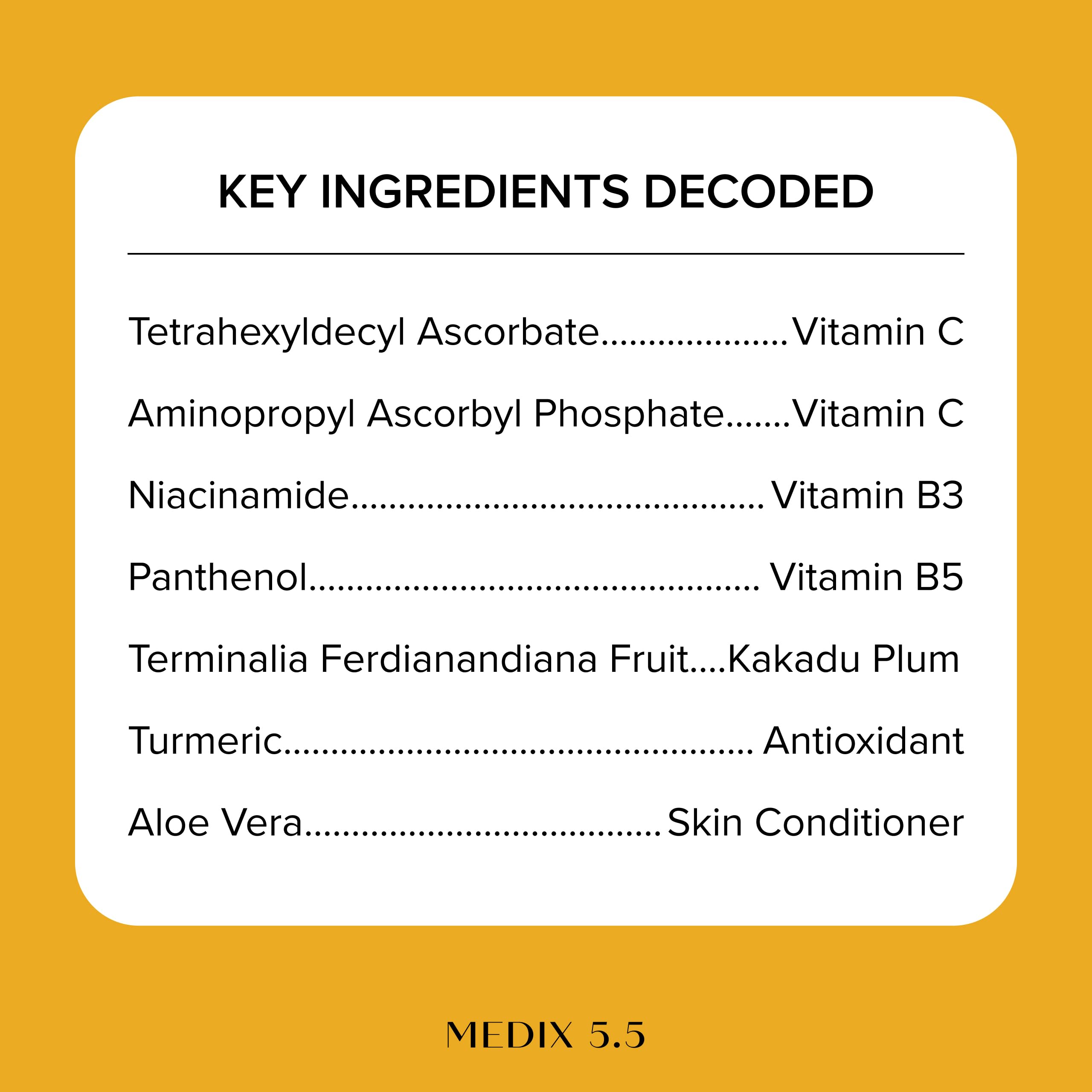 Medix 5.5 Vitamin C Face Moisturizer tube for daily nourishment