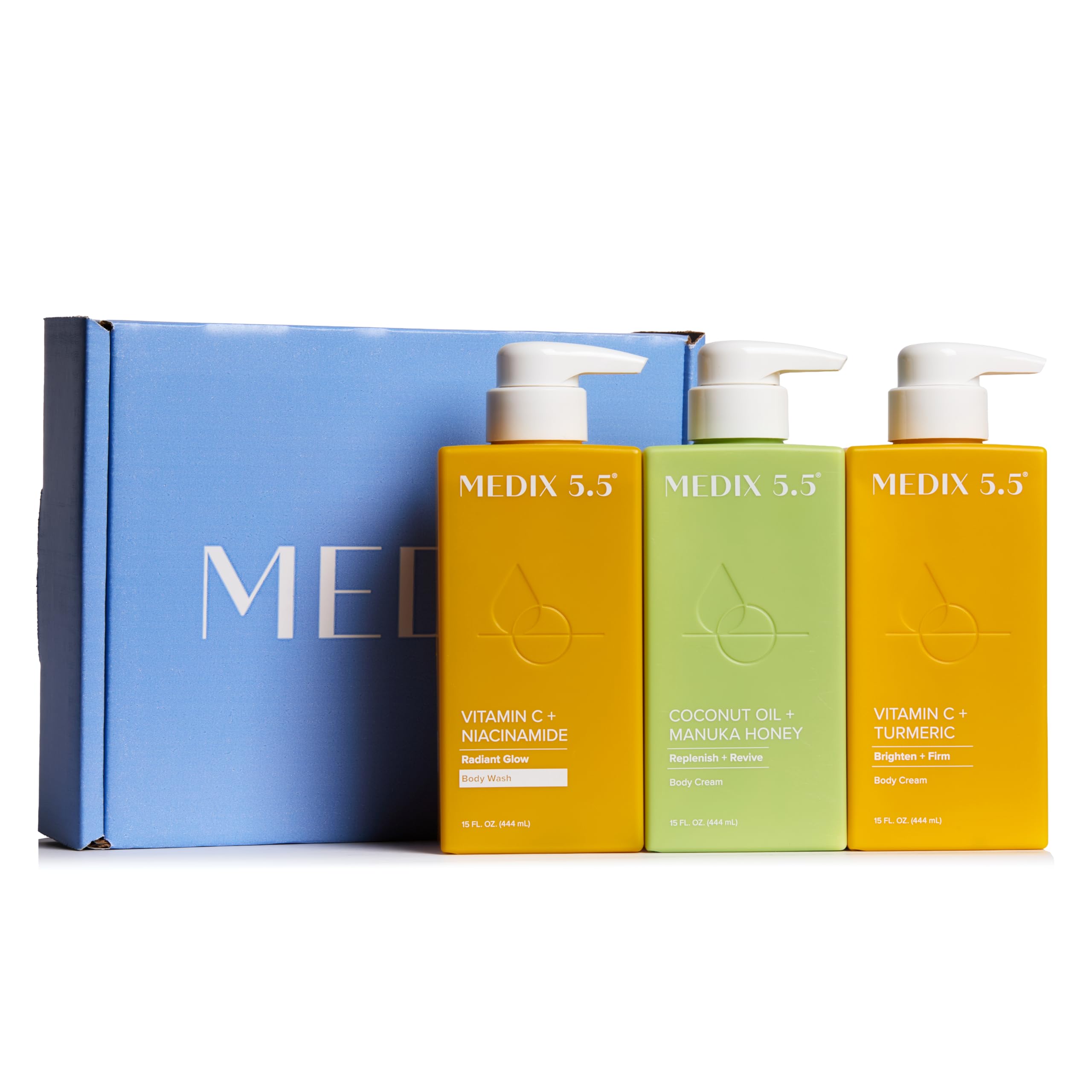 Medix 5.5 Nourish & Glow citrus wash bottle for refreshing cleansing with vitamin C
