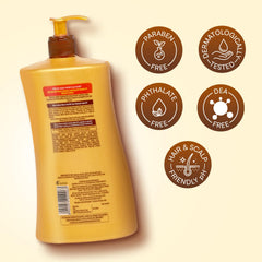 Meera Hairfall Care Shampoo in use on damp hair; easy routine