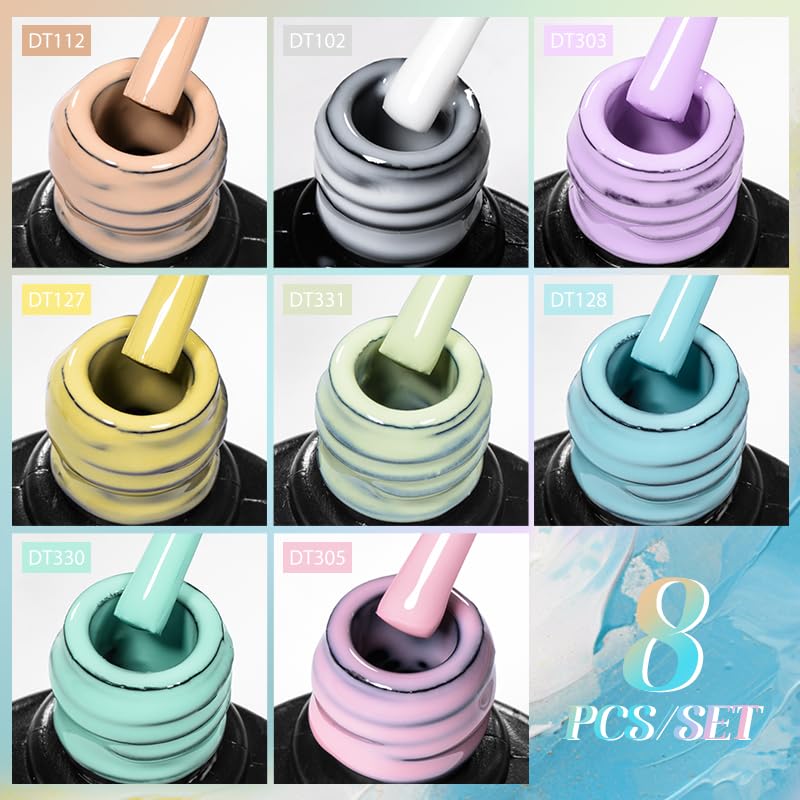 Meet Across gel polish packaging gift box for elegant gifting