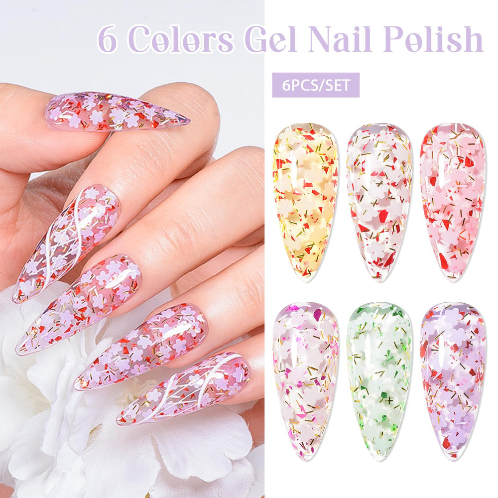MEET ACROSS glitter flower detail showing petals and sequins for eye-catching texture